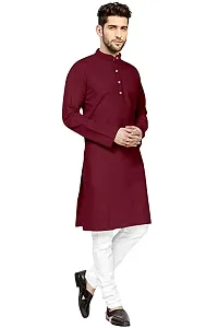 Stylish Men Kurtas , Fashi MenS Cotton Kurta Only-thumb1