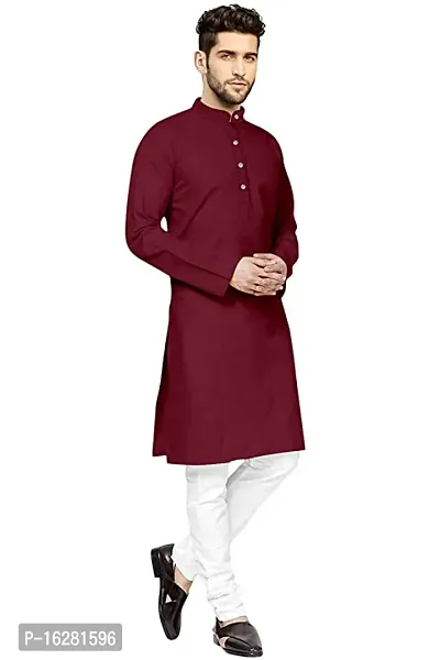 Stylish Men Kurtas , Fashi MenS Cotton Kurta Only-thumb2