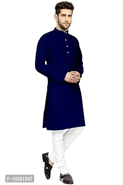 Stylish Men Kurtas , Fashi MenS Cotton Kurta Only-thumb0