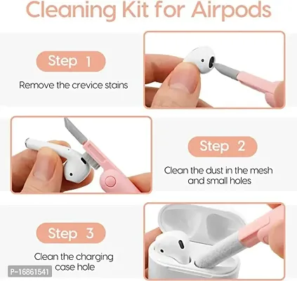 RADHE CREATION 7 in 1 Electronic Cleaner kit, Cleaning Kit for Monitor Keyboard Airpods MacBook iPad iPhone iPod, Screen Dust Brush Including Soft Sweep, Swipe, Airpod Cleaner Pen, Key Puller and Spra-thumb3