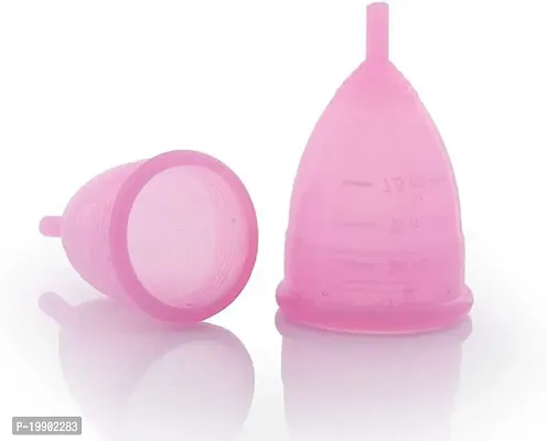 Reusable Menstrual Cup for Women | Medium Size with Pouch | Ultra Soft, Odour  Rash Free|100% Medical Grade Silicone|No Leakage|Protection for Up to 8-10 Hours Pack of 1-thumb0
