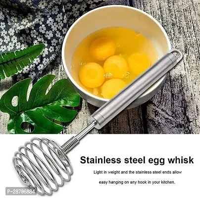 Classic Stainless Steel Spring Coil Whisk Egg Beater-thumb0