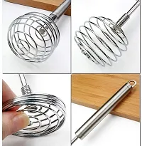 Classic Stainless Steel Spring Coil Whisk Egg Beater-thumb3