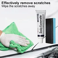 Car Scratch Remover Kit For Deep Scratches, Car Paint Scratch Repair Polishing Wax Kit Sponge Body Compound Cream Wax, Car Body Compound Scratch Remover Kit For Car - Motorcycle And Bike-thumb1