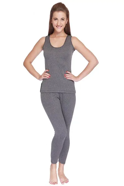 Stylish Fancy Wool Winter Thermal Set/Thermal Top Bottom Set For Women