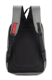 CLUCI Laptop Backpack with Separate Compartment for 16-inch Laptop - Durable Polyester Material (Grey)-thumb2