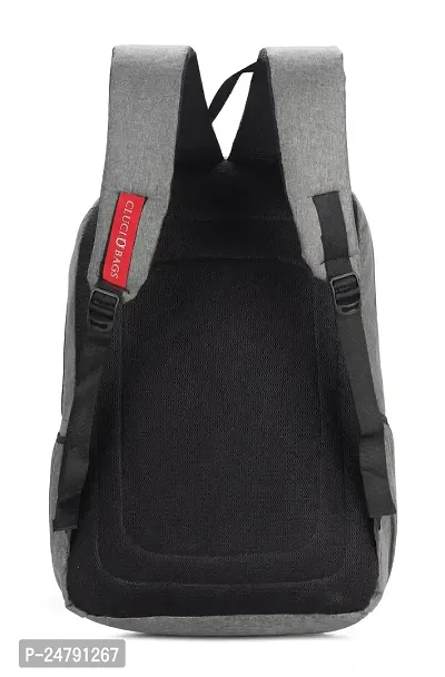 CLUCI Laptop Backpack with Separate Compartment for 16-inch Laptop - Durable Polyester Material (Grey)-thumb3