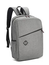 CLUCI Laptop Backpack with Separate Compartment for 16-inch Laptop - Durable Polyester Material (Grey)-thumb1