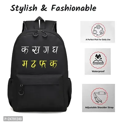 K KH G GH M D F K Printed Backpack for girls, School Bag for Student, Trendy College Tuition  Travel Bag for girls-thumb2