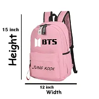 BTS JUNG KOOK School Bags for Kids Girls ndash; Multi-Purpose Bag for Kids, School Backpack, College Backpack, Large Capacity Travel Backpack, Picnic Bag, Lightweight School Bags-thumb4