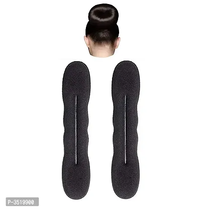 Premium Juda Maker Magic Beauty Hairstyle Foam Sponge Donuts Set Of 2-thumb3