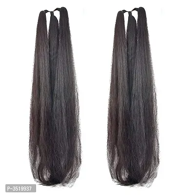 Premium Black Hair Parandi ( 42in ) For Womens(Buy 1 Get 1 Free)