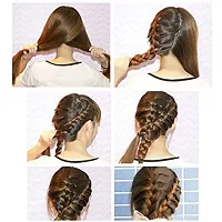 Premium Twist Plait Hair Braiding Tool (Black) Set Of 3-thumb1