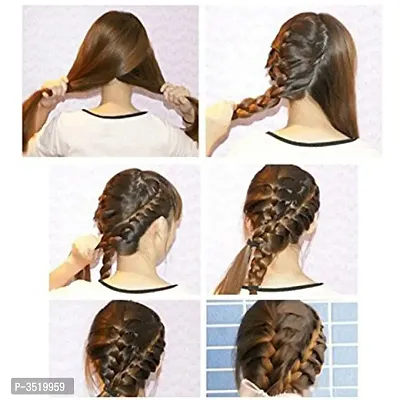 Premium Twist Plait Hair Braiding Tool (Black) Set Of 3-thumb2