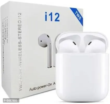 Terrific In-ear White Bluetooth Wireless Headphones-thumb0