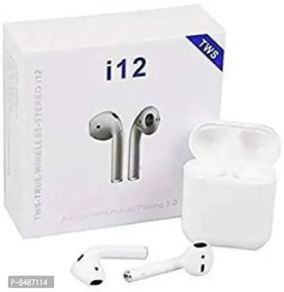 Terrific In Ear White Bluetooth Wireless Headphones-thumb0