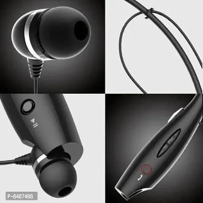 Terrific In-ear Black Bluetooth Wireless Headphones-thumb2