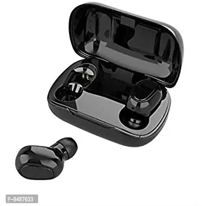 Terrific In-ear Black Bluetooth Wireless Headphones-thumb3