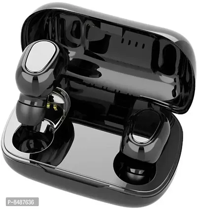 Terrific In-ear Black Bluetooth Wireless Headphones-thumb2