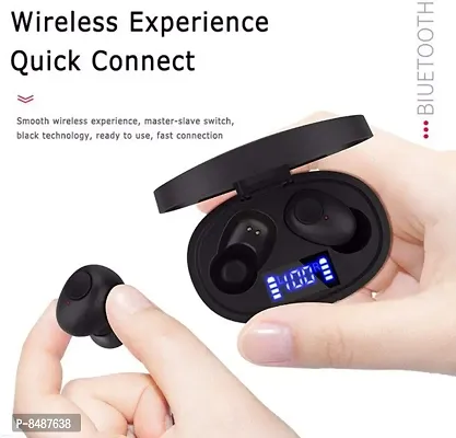 Terrific In Ear Black Bluetooth Wireless Headphones-thumb4