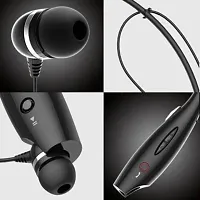 Terrific In-ear Black Bluetooth Wireless Headphones-thumb3