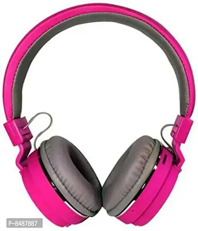 Terrific On-ear amp; Over-ear Pink Wired - 3.5 MM Single Pin Headsets-thumb0
