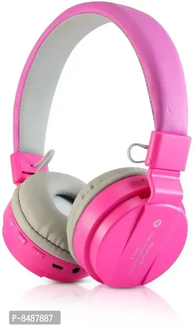 Terrific On-ear amp; Over-ear Pink Wired - 3.5 MM Single Pin Headsets-thumb2