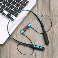 Terrific In-ear Blue Bluetooth Wireless Headphones-thumb1
