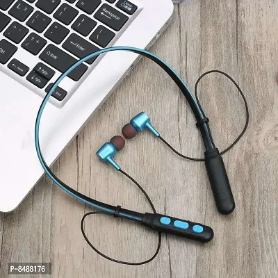Terrific In-ear Blue Bluetooth Wireless Headphones-thumb2