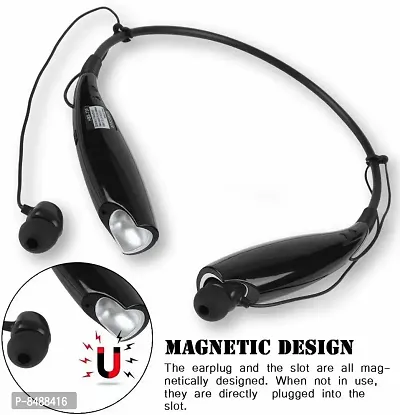 Terrific In-ear Black Bluetooth Wireless Headphones-thumb2