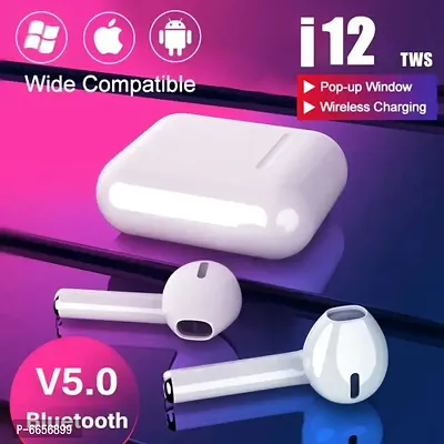 i12 TWS Bluetooth Earphone Touch Control Wireless Earbuds-thumb0