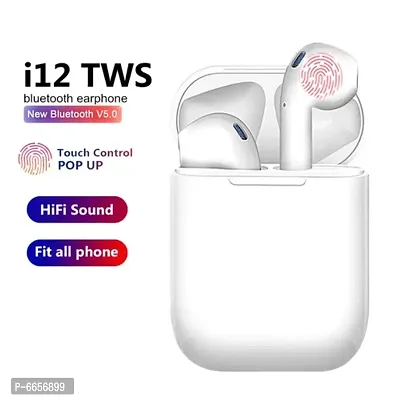 i12 TWS Bluetooth Earphone Touch Control Wireless Earbuds-thumb5