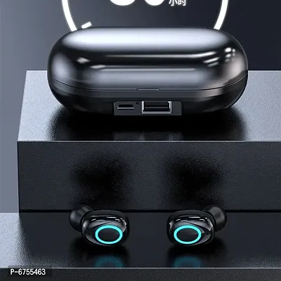 Tws 5.0 Wireless earphone CVC8.0 noice cancelling with 1800mah power bank with led display T2 earbuds-thumb4