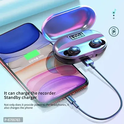 Lithium polymer battery for wireless Headset with power bank Deep Bass Stereo game Wireless wireless 5.2 Earphones-thumb2