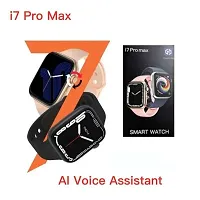 i7 Pro-Max Smart Watch Series 7 For Men amp; Women (BLACK, Free Size)-thumb3