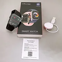 i7 Pro-Max Smart Watch Series 7 For Men amp; Women (BLACK, Free Size)-thumb1