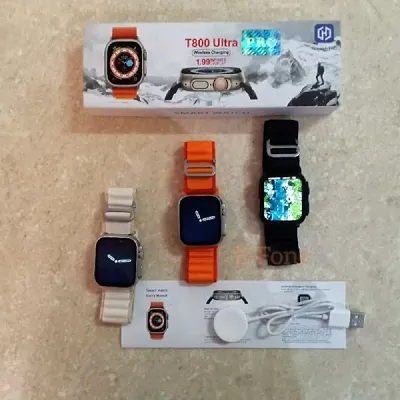 Buy Smart Watch T800 Ultra Men Two Watch NFC Door Unlock Smart Watch ...