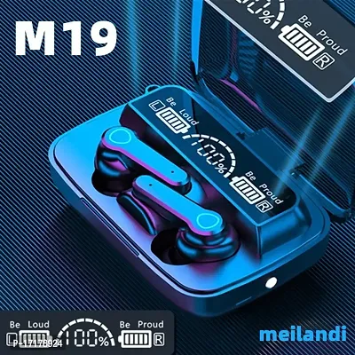 M19 Tws Wireless Headset Earphones Bluetooth 5 1 Headphones Bass