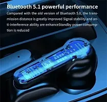 M19 TWS Wireless Headphones, Bluetooth 5.1 Headphones Stereo Earbuds, LED Display Touch Control Earphones, M19 LED Smart Earbuds with Power Bank-thumb2