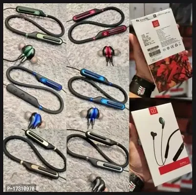 ONEPLUS BT in-Ear Neckband (, 45+ hrs Playtime, ENC, Fast Charge (10min = 12hrs), IPX6 Rating, 10 mm Drivers, BT V5.3 Pro Game Mode (60ms Low Latency), and Dual Device Pairing)-thumb5