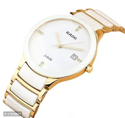 Rado watches for men and women  Analog Watch (White  Gold)-thumb0