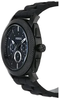 Fossil Men's Machine Chronograph, Black-Tone Stainless Steel Watch-thumb3