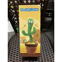 CHEEKU Dancing Cactus Talking Toy, Cactus Plush Toy  (Green)-thumb3