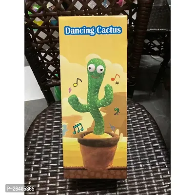 CHEEKU Dancing Cactus Talking Toy, Cactus Plush Toy  (Green)-thumb4