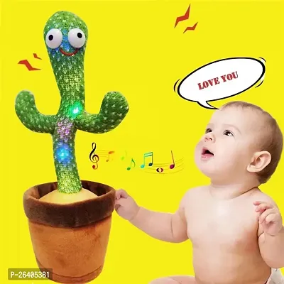 Dancing cactus Toy Talking Repeat Bluetech Singing Toy 120 Songs (Green)-thumb0