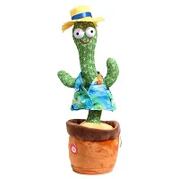Dancing cactus Toy Talking Repeat Bluetech Singing Toy 120 Songs (Green)-thumb1