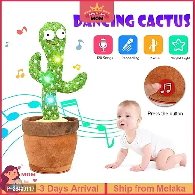 Talking Toy Dancing Cactus Doll Speak Squid Talk Sound Record Repeat Toy Kawaii Cactus Toys for Children-thumb0