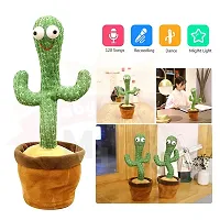 Talking Toy Dancing Cactus Doll Speak Squid Talk Sound Record Repeat Toy Kawaii Cactus Toys for Children-thumb1