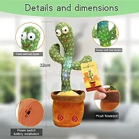 Talking Toy Dancing Cactus Doll Speak Squid Talk Sound Record Repeat Toy Kawaii Cactus Toys for Children-thumb2