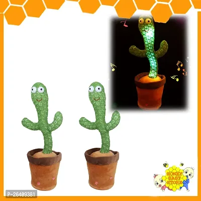 Dancing Cactus Talking Toy Plush Toy with USB Charging Speaking Wiggle  Singing